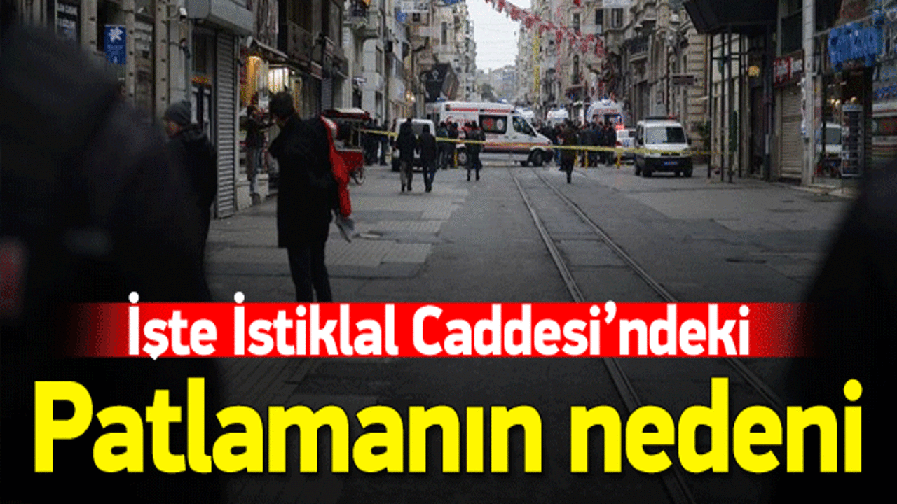 Taksim'deki patlamanın nedeni canlı bomba