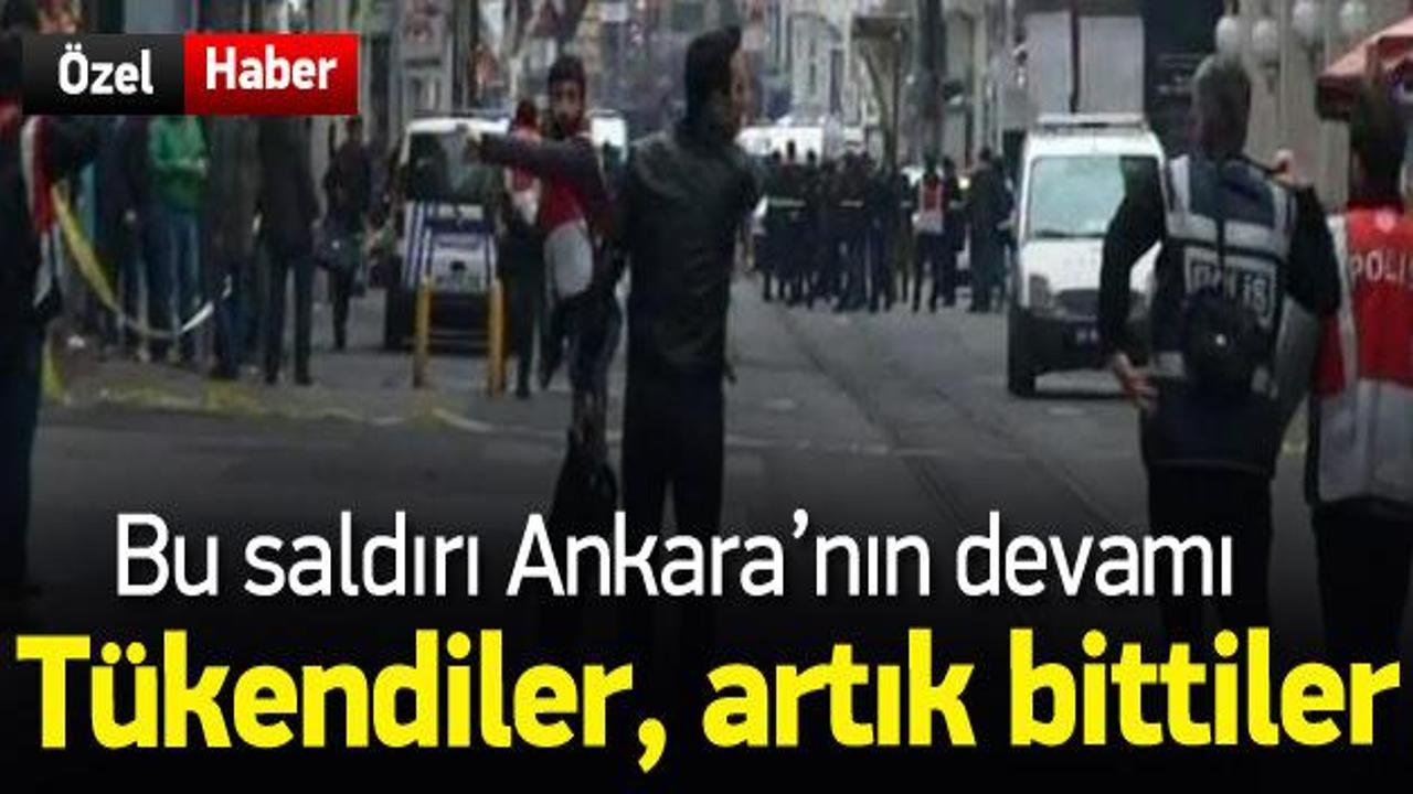Taksim'deki saldırı Ankara'nın devamı