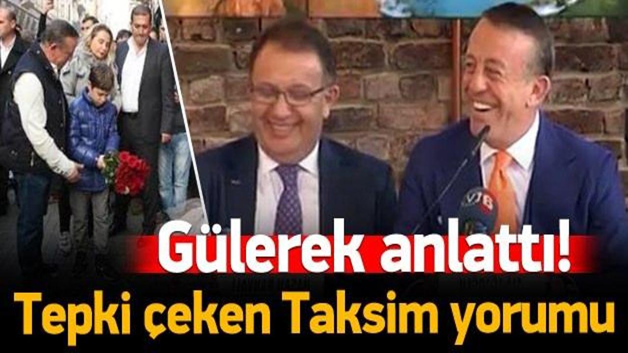 Ağaoğlu'ndan skandal Taksim yorumu