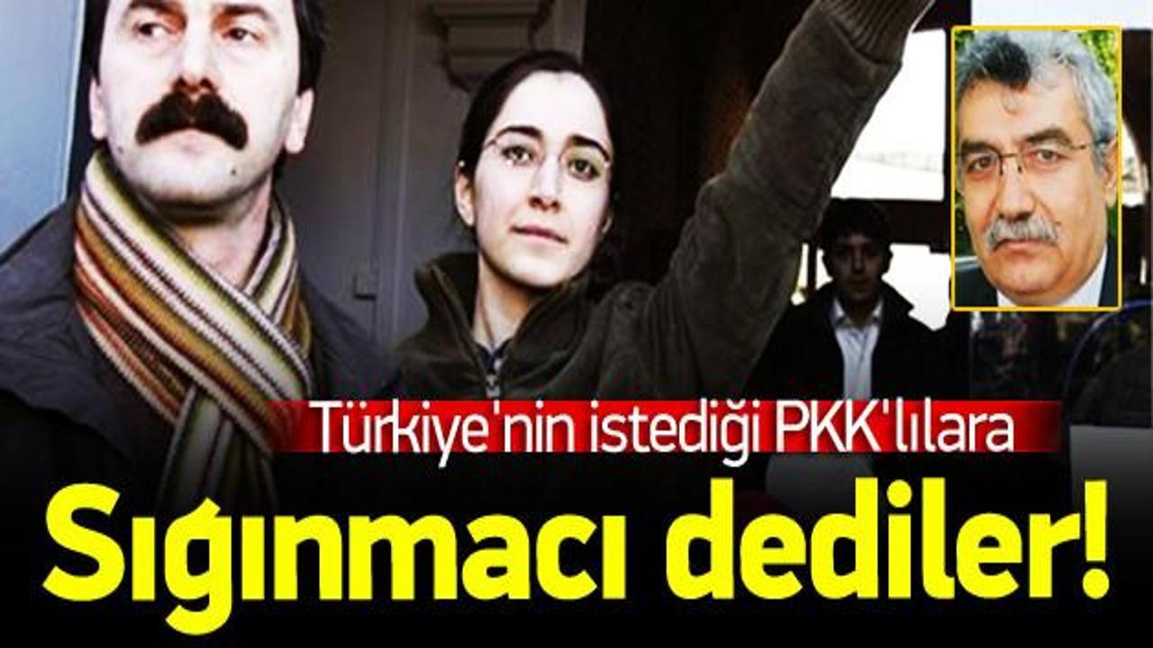 Türkiye'nin istediği PKK'lılara sığınmacı dediler!