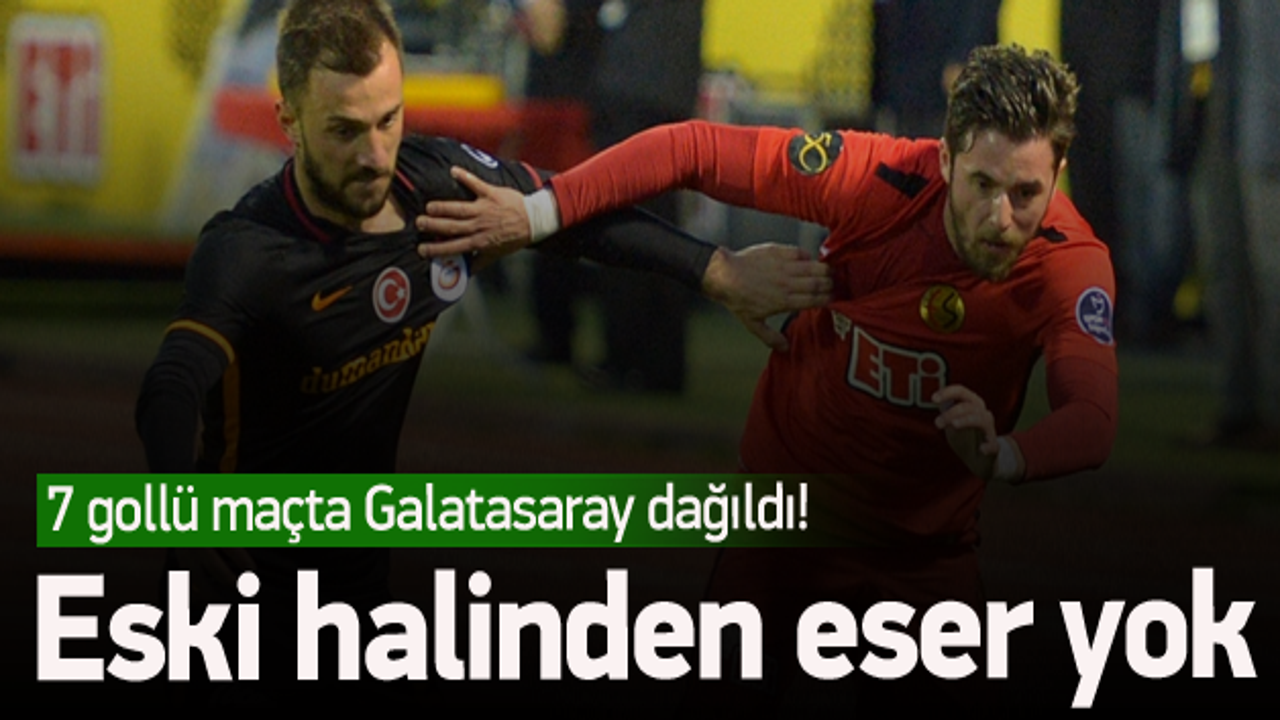 7 gollü maçta Galatasaray dağıldı