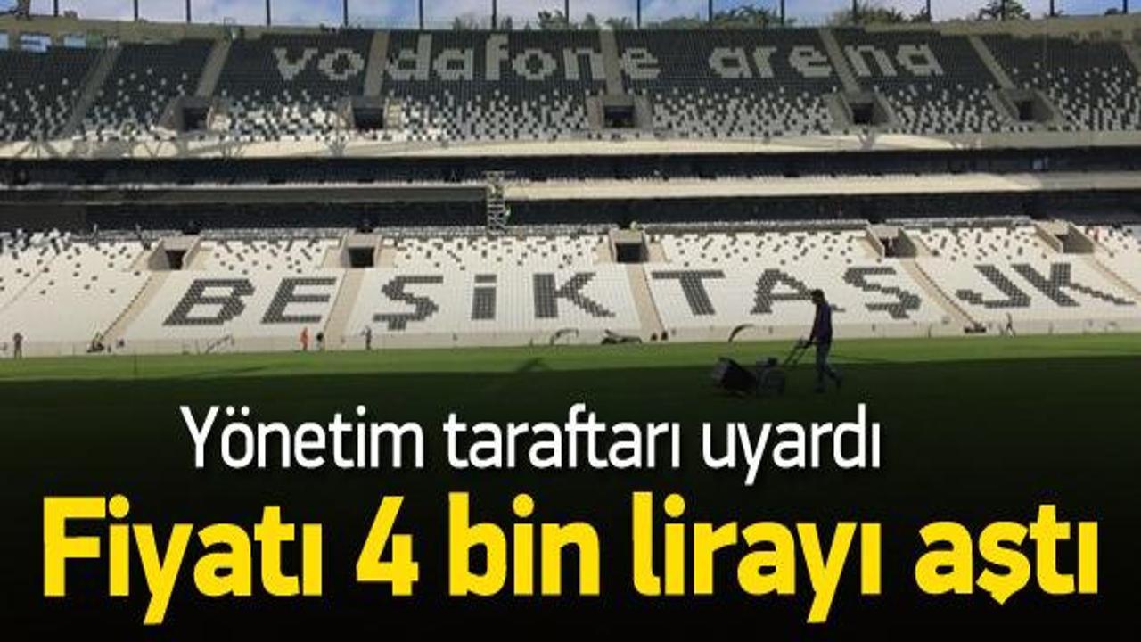 Beşiktaş - Bursa maçına 'karaborsa' tarife