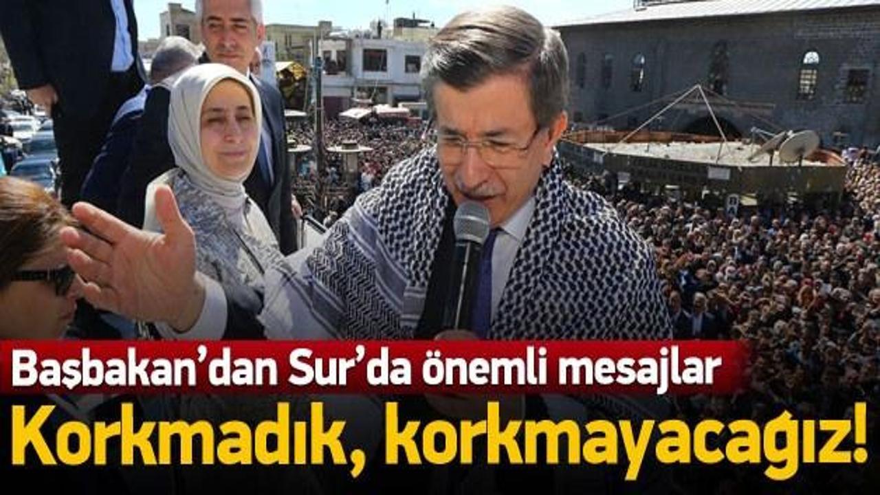 "Biz bunlardan korkmadık, korkmayacağız!"