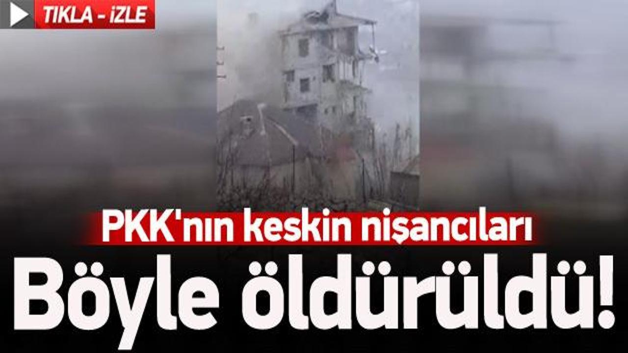 Keskin nişancı PKK'lı böyle öldürüldü