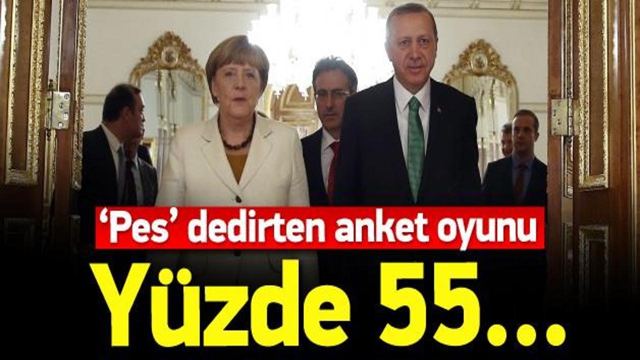 Alman medyasında Erdoğan'lı anket oyunu