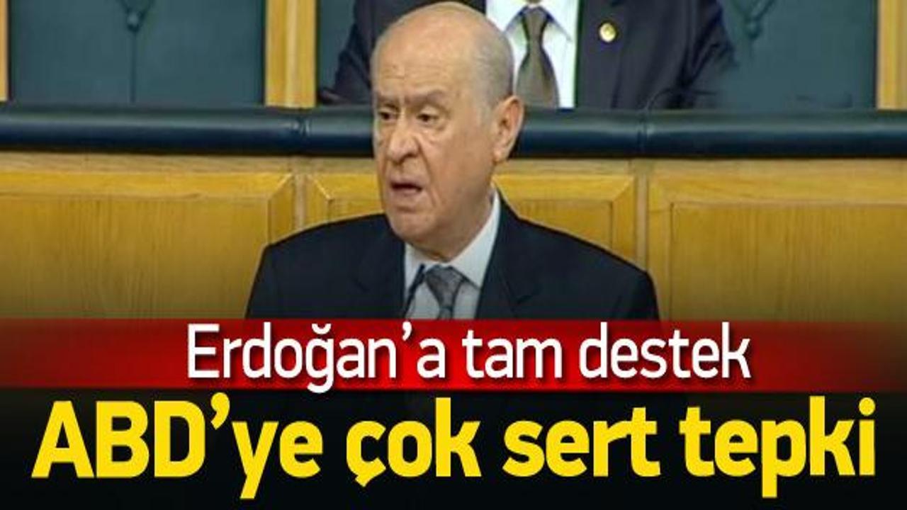 Devlet Bahçeli ABD'ye sert tepki