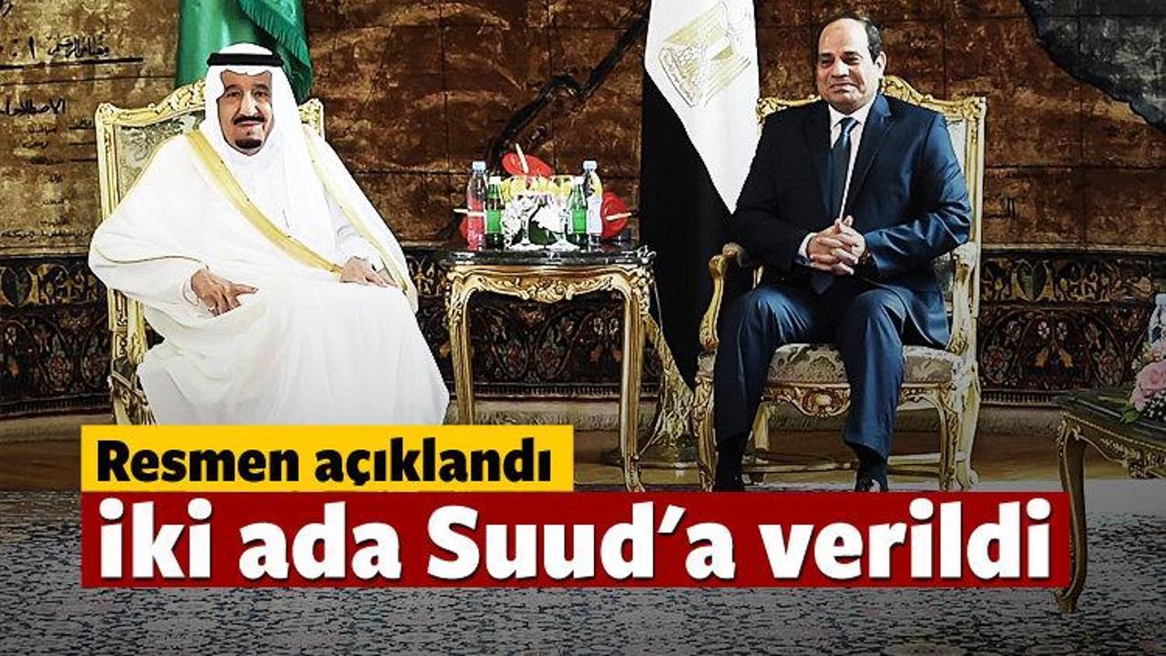 İki ada Mısır'dan Suudi Arabistan'a geçti