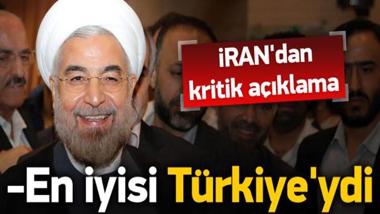 İran'dan açıklama: En iyisi Türkiye'ydi