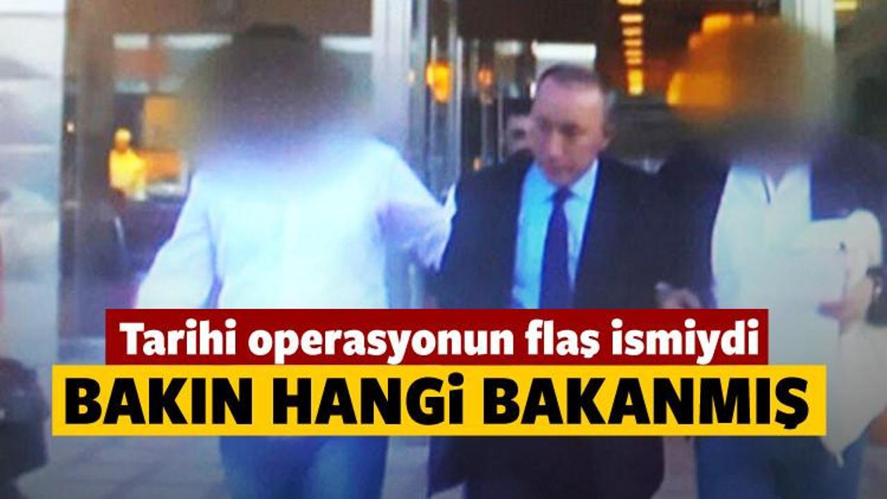 Operasyona denk gelen Bakan M&uuml;ezzinoğlu'ymuş