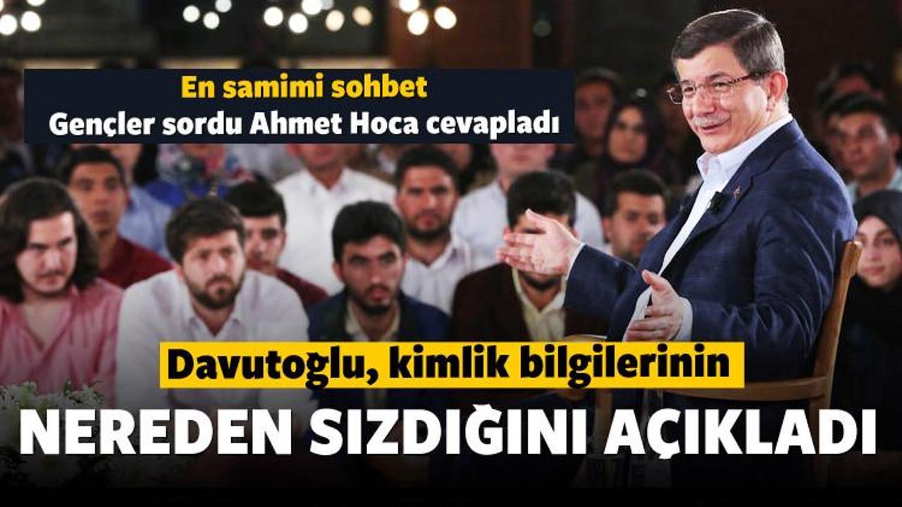Başbakan Ahmet Davutoğlu gençlerle
