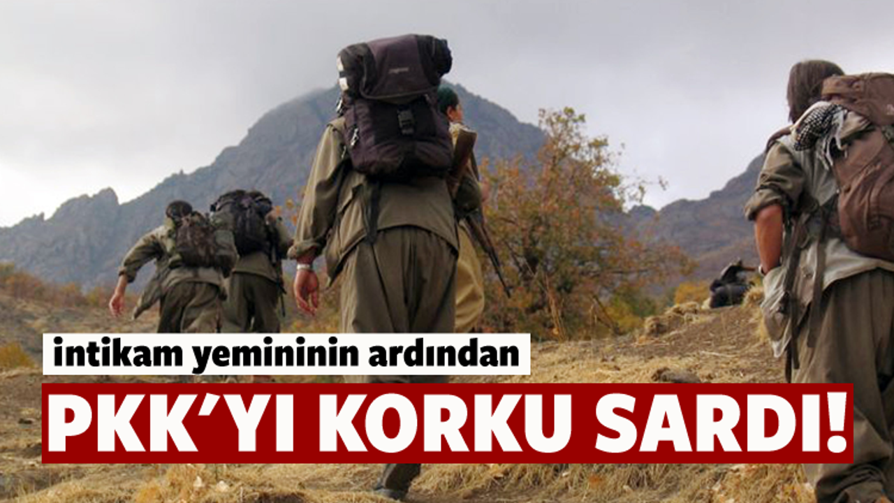 İntikam yemini PKK'yı korkuttu!