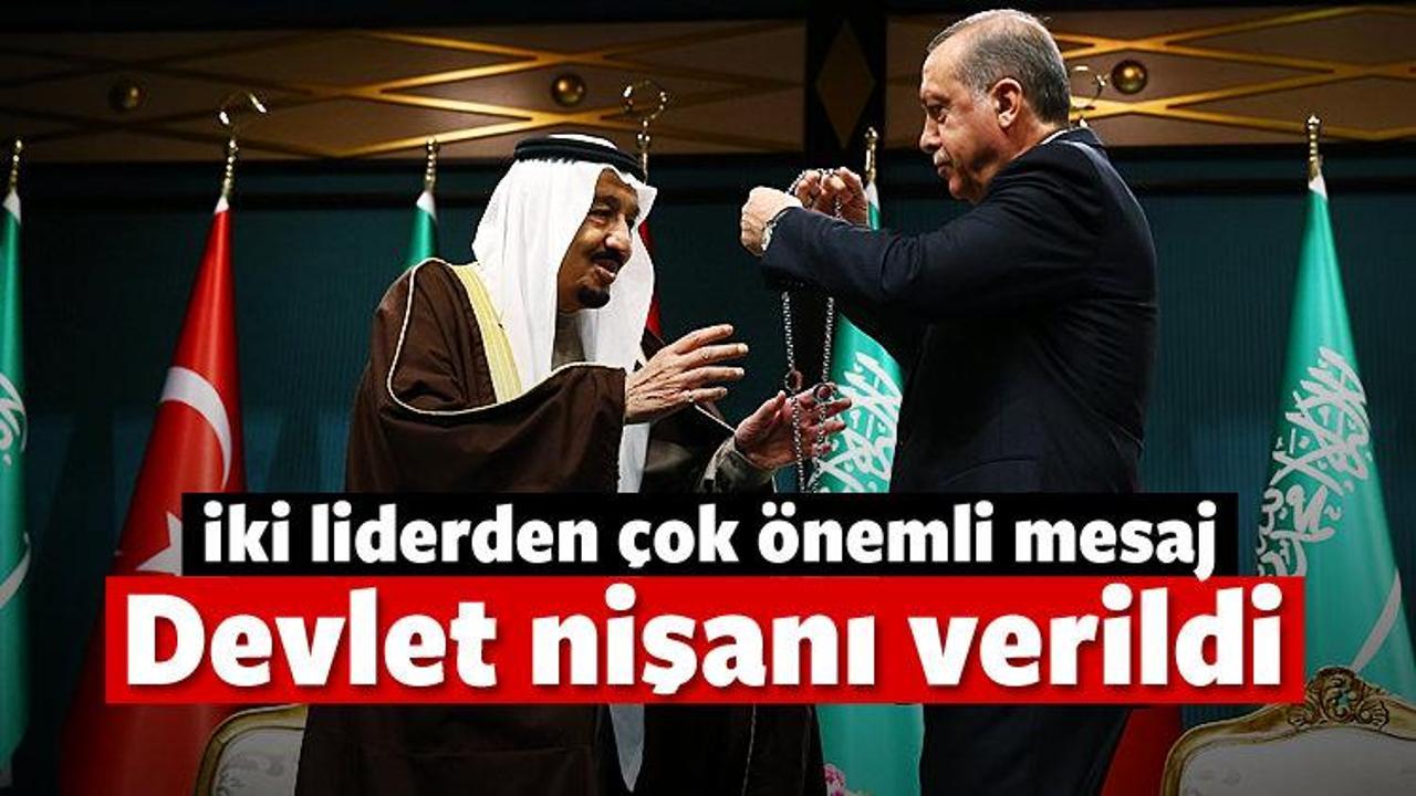 Kral Selman'a devlet nişanı verildi