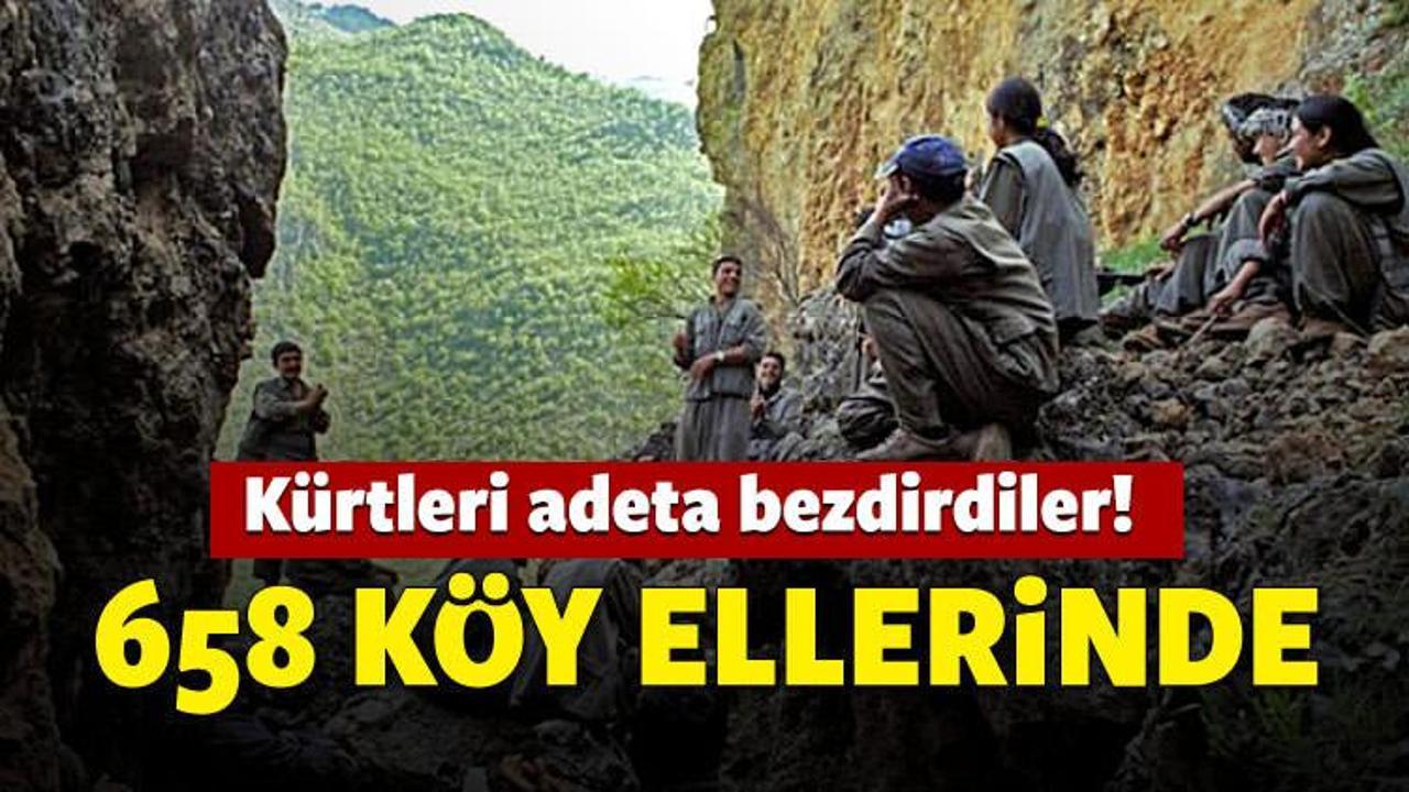 Kuzey Irak'ta 658 köy PKK’nın kontrolünde
