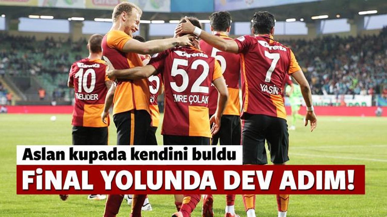 Çaykur Rizespor - Galatasaray: 1-3