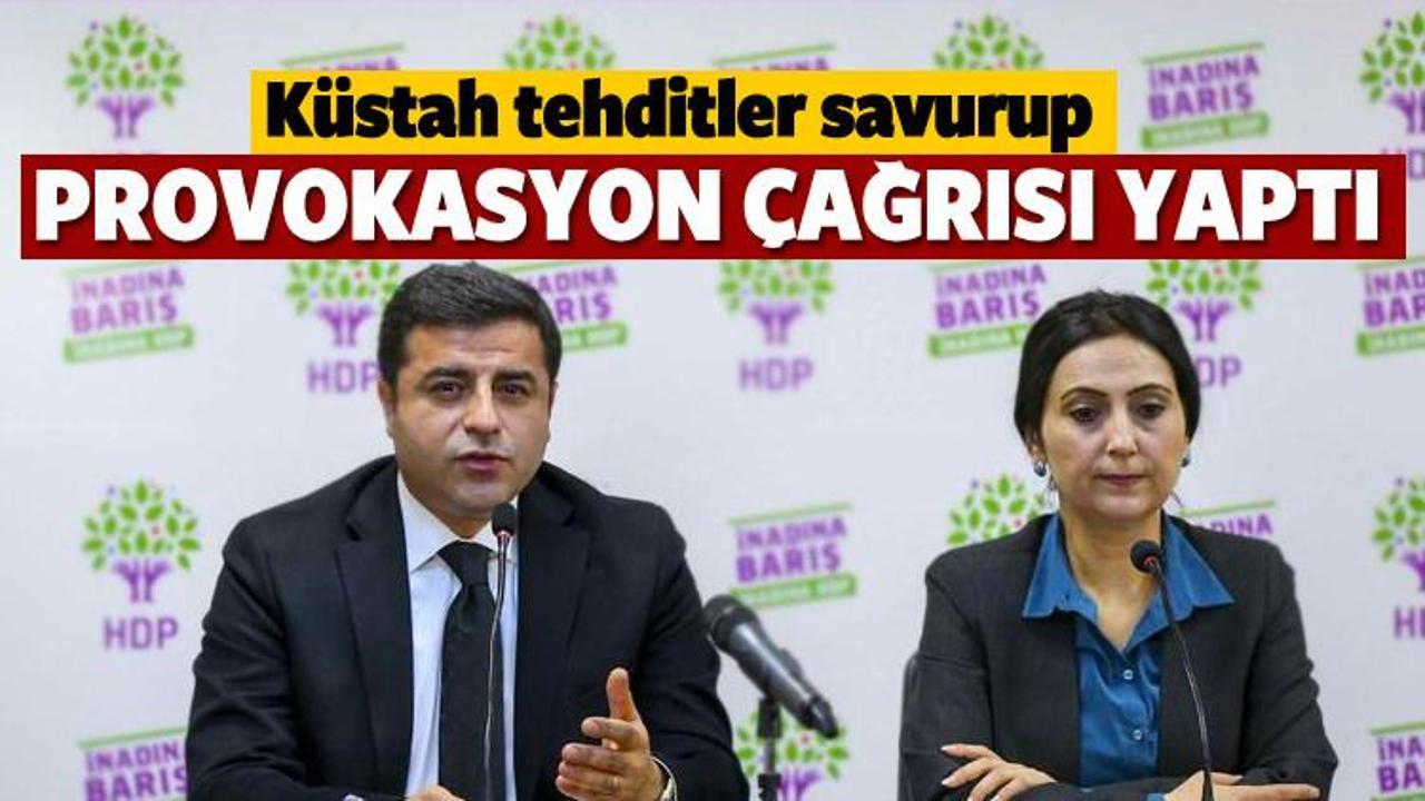 HDP'den provokasyon çağrısı!