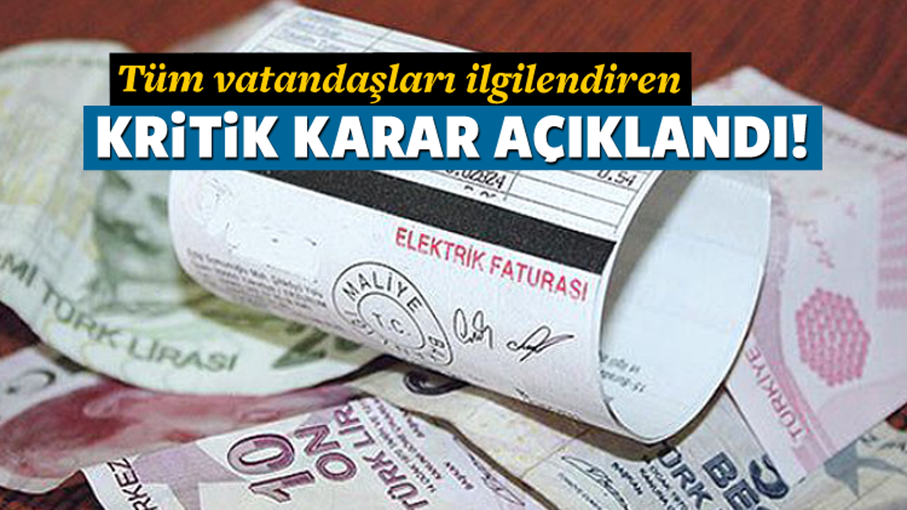 KDK’dan elektrik faturalarındaki TRT kararı!
