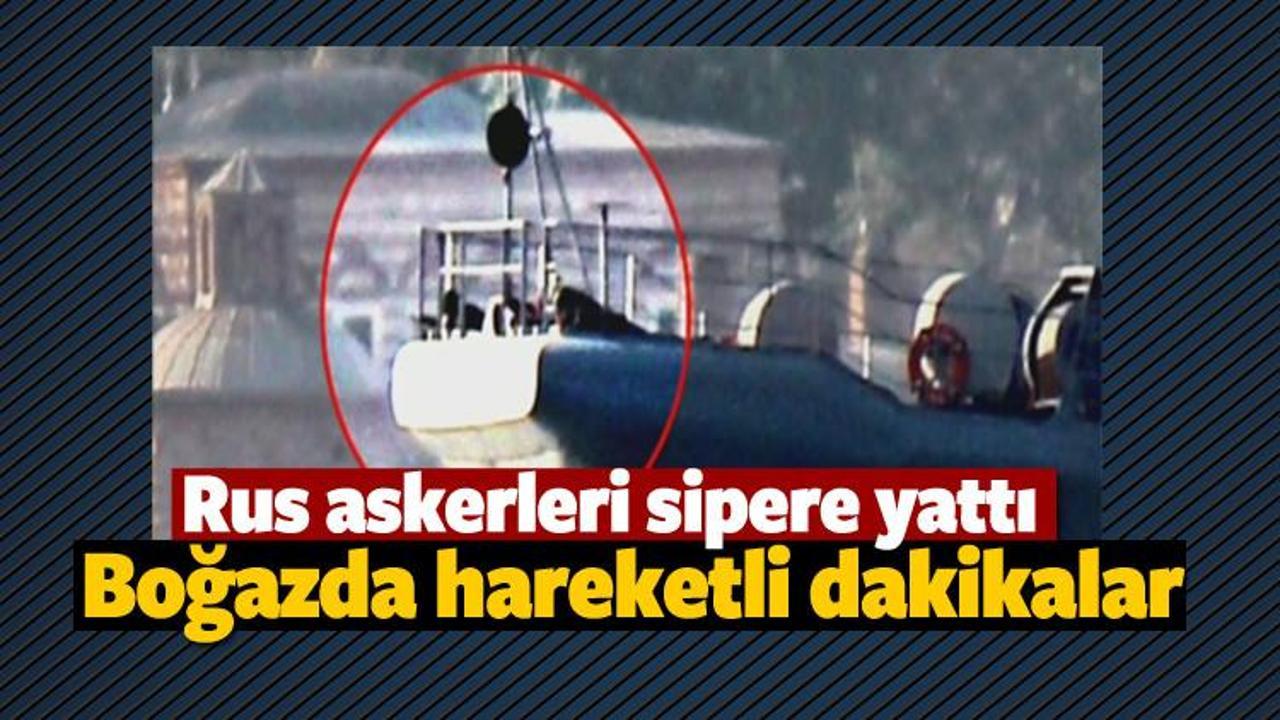 Tartışılan Rus gemisi boğazdan ge&ccedil;ti