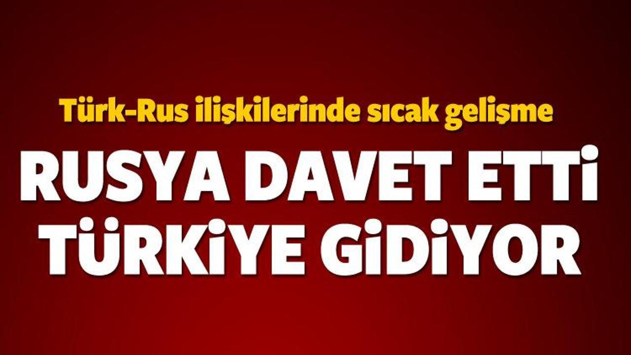 T&uuml;rk-Rus ilişkilerinde sıcak gelişme