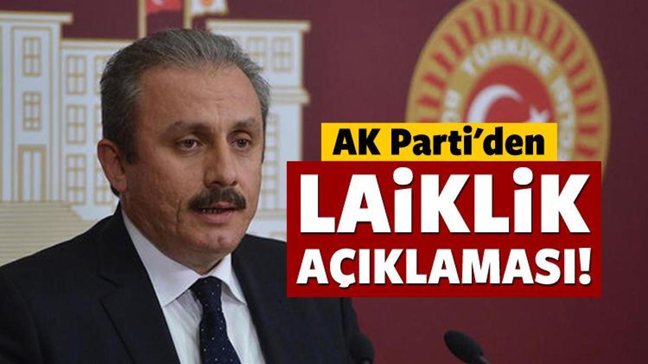 AK Parti'den "laiklik" açıklaması!