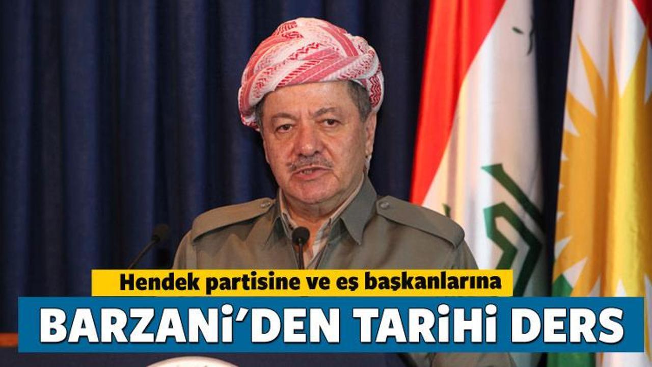 Barzani'den ders dolu bir hikâye! 