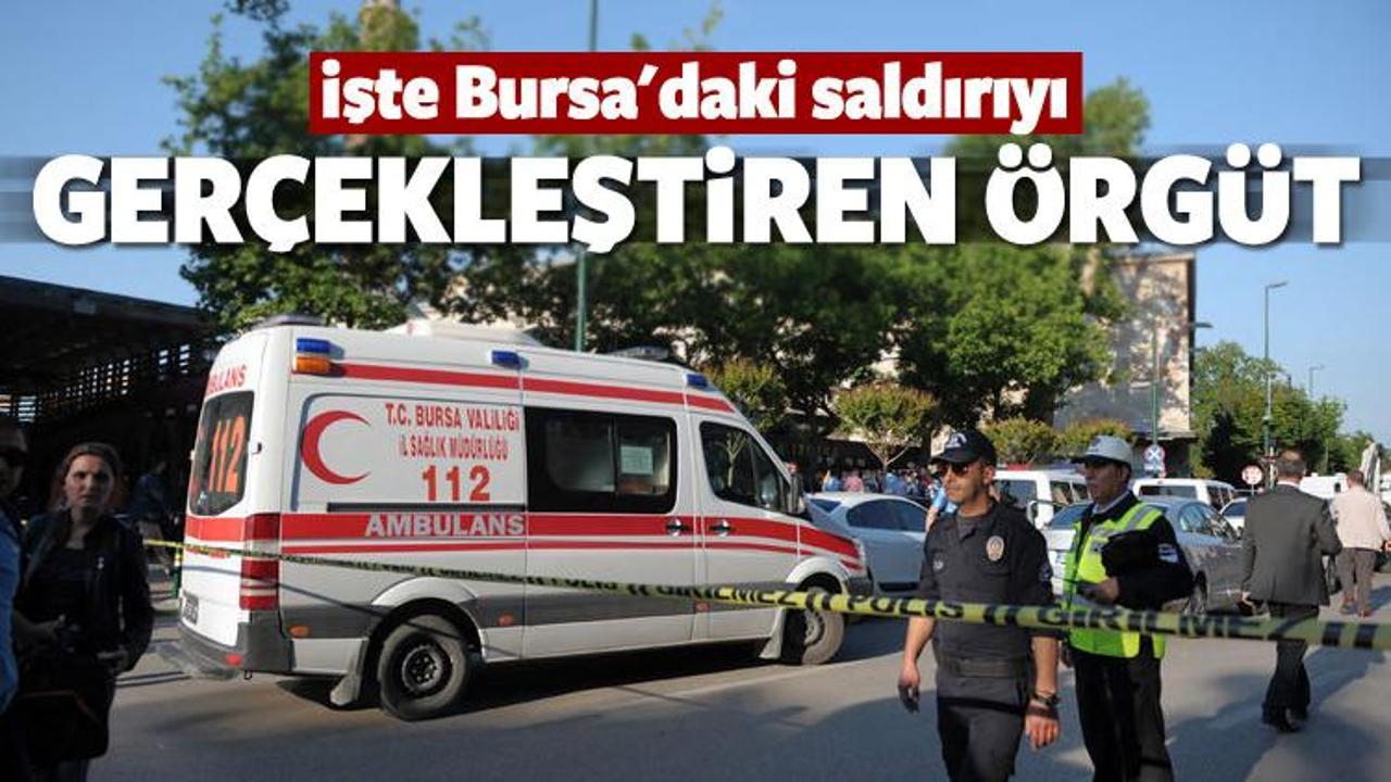 Bursa'daki saldırıyı gerçekleştiren örgüt