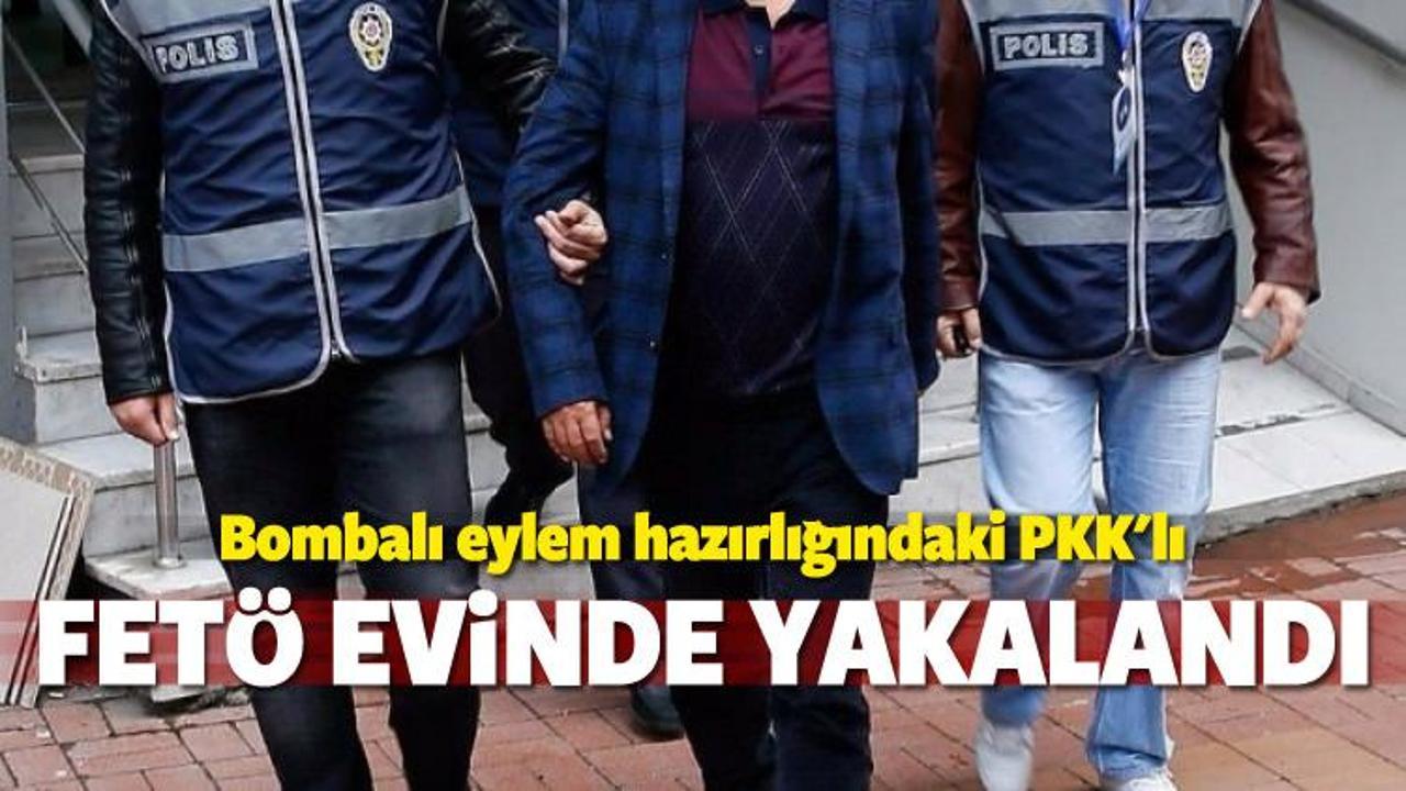 FETÖ evinde kalan PKK'lı yakalandı