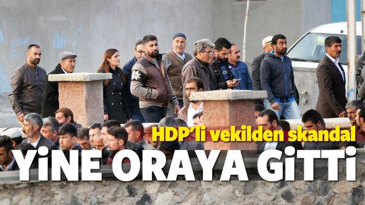HDP'li vekilden skandal! Yine katıldı