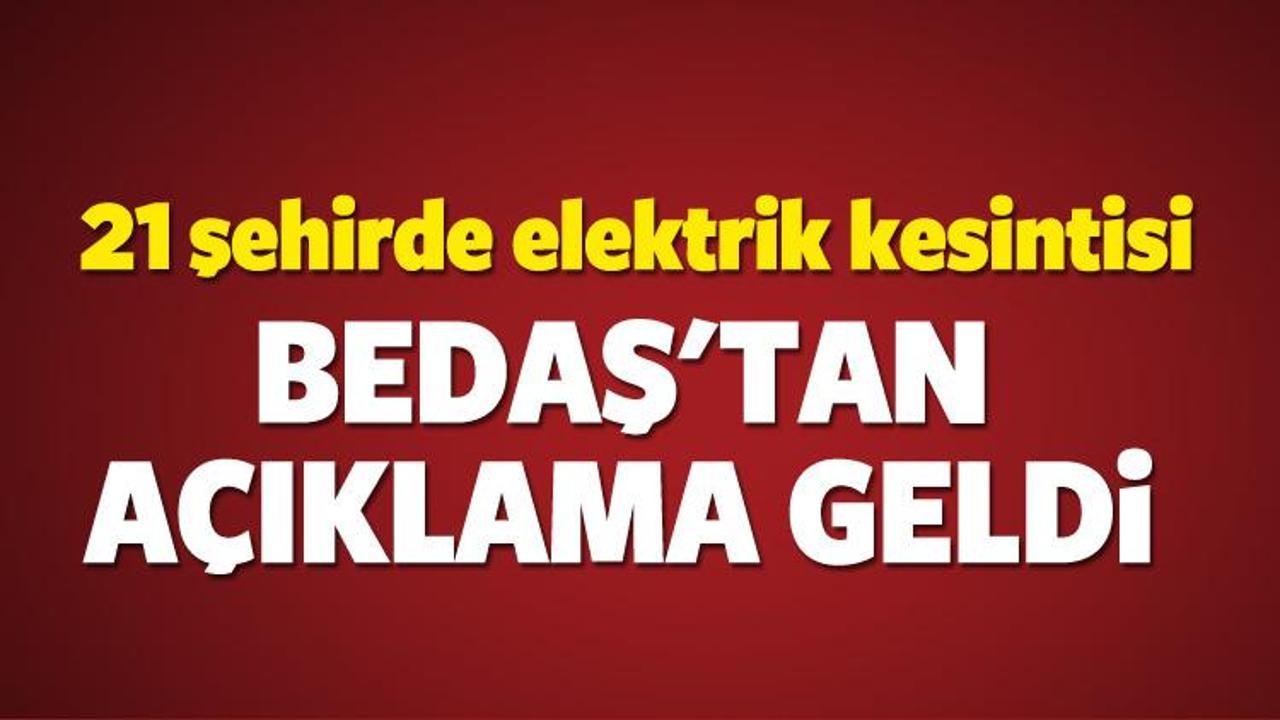 İstanbul ve birçok ilde elektrik kesintisi