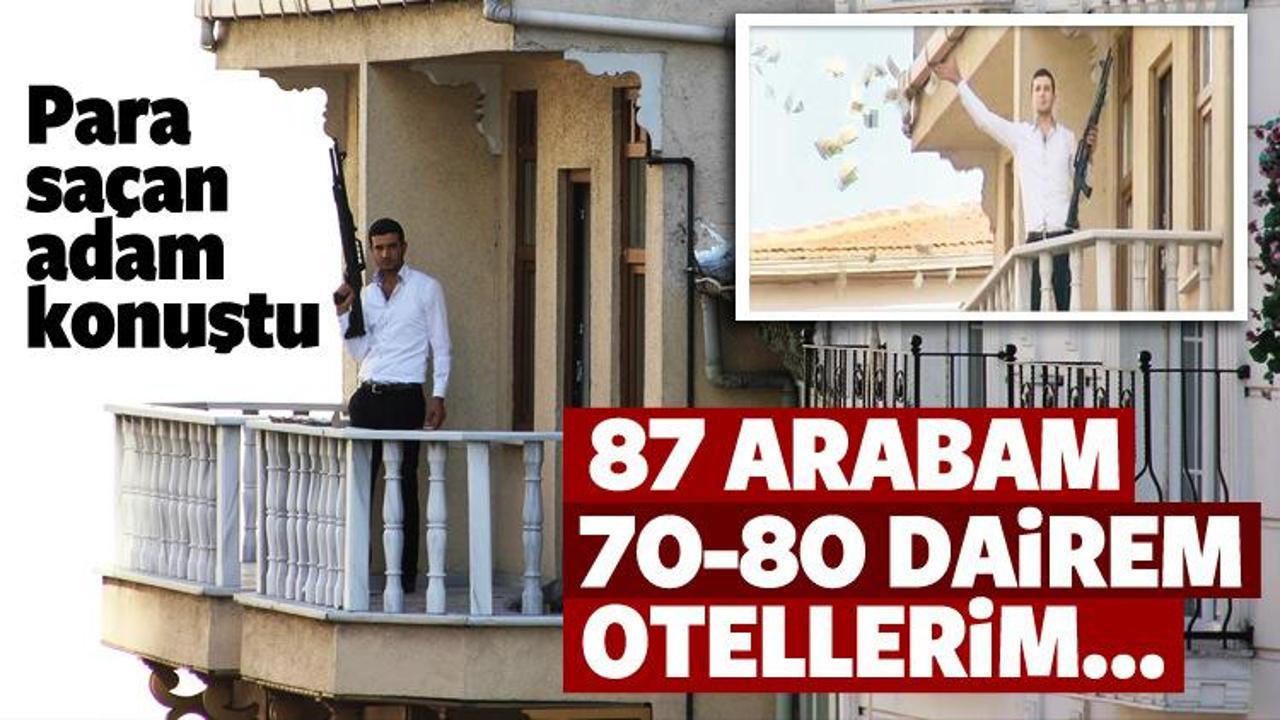 Para sa&ccedil;an adam konuştu