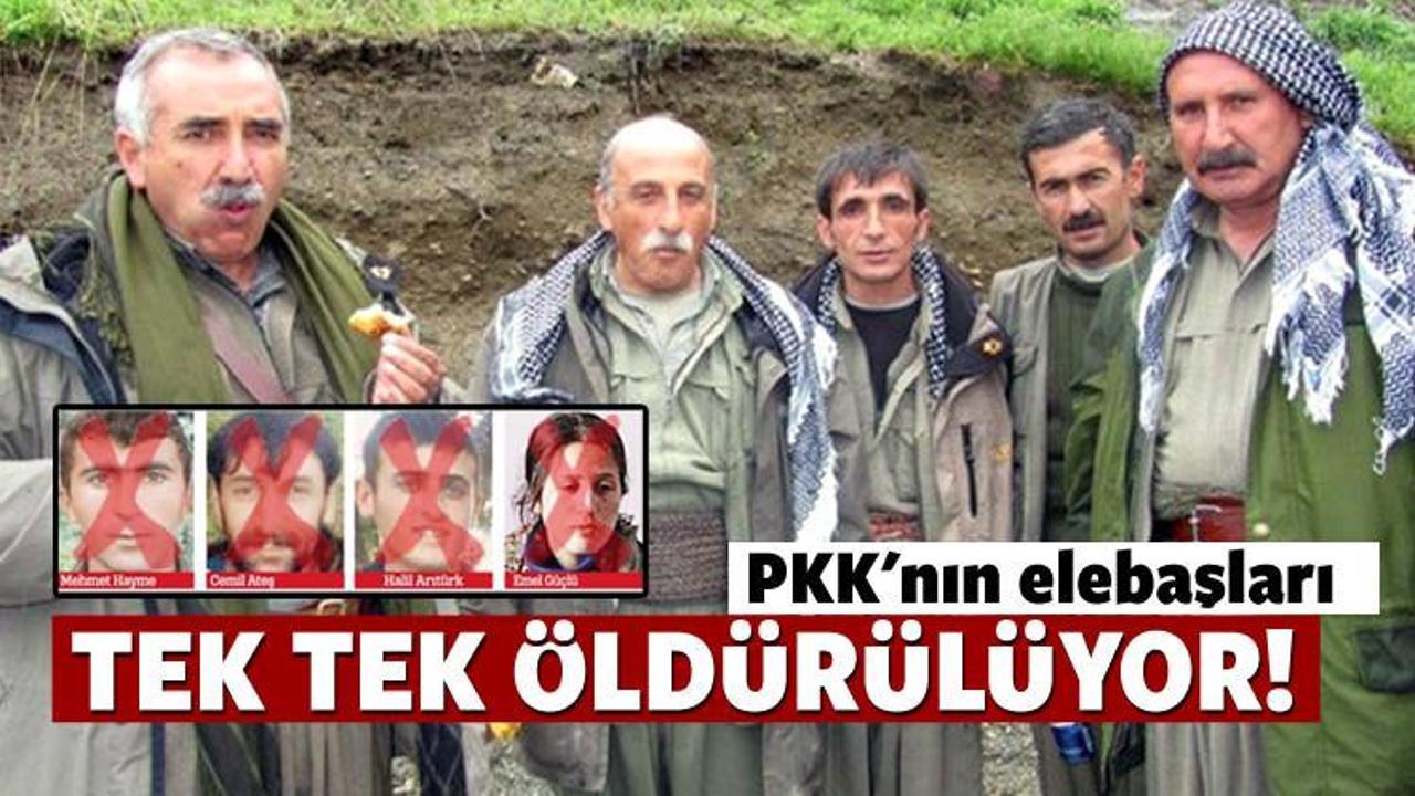 PKK'nın elebaşları tek tek öldürülüyor!