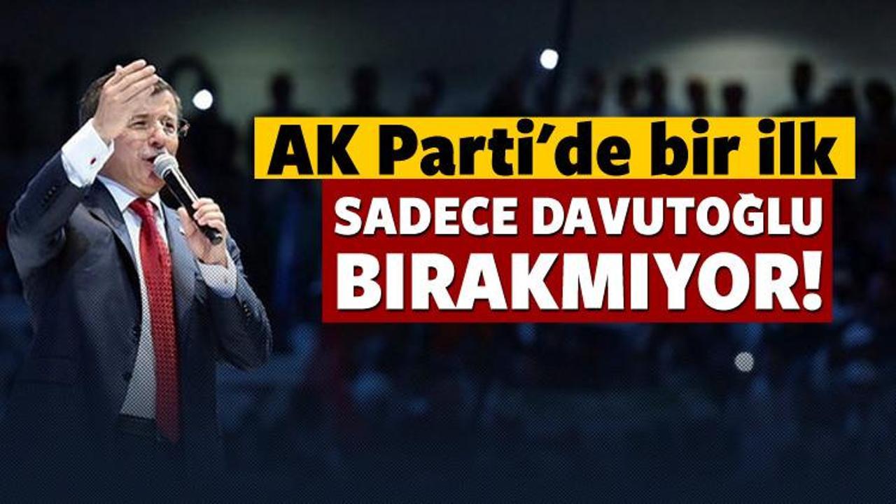 AK Parti'de bir ilk: Sadece Davutoğlu bırakmıyor!
