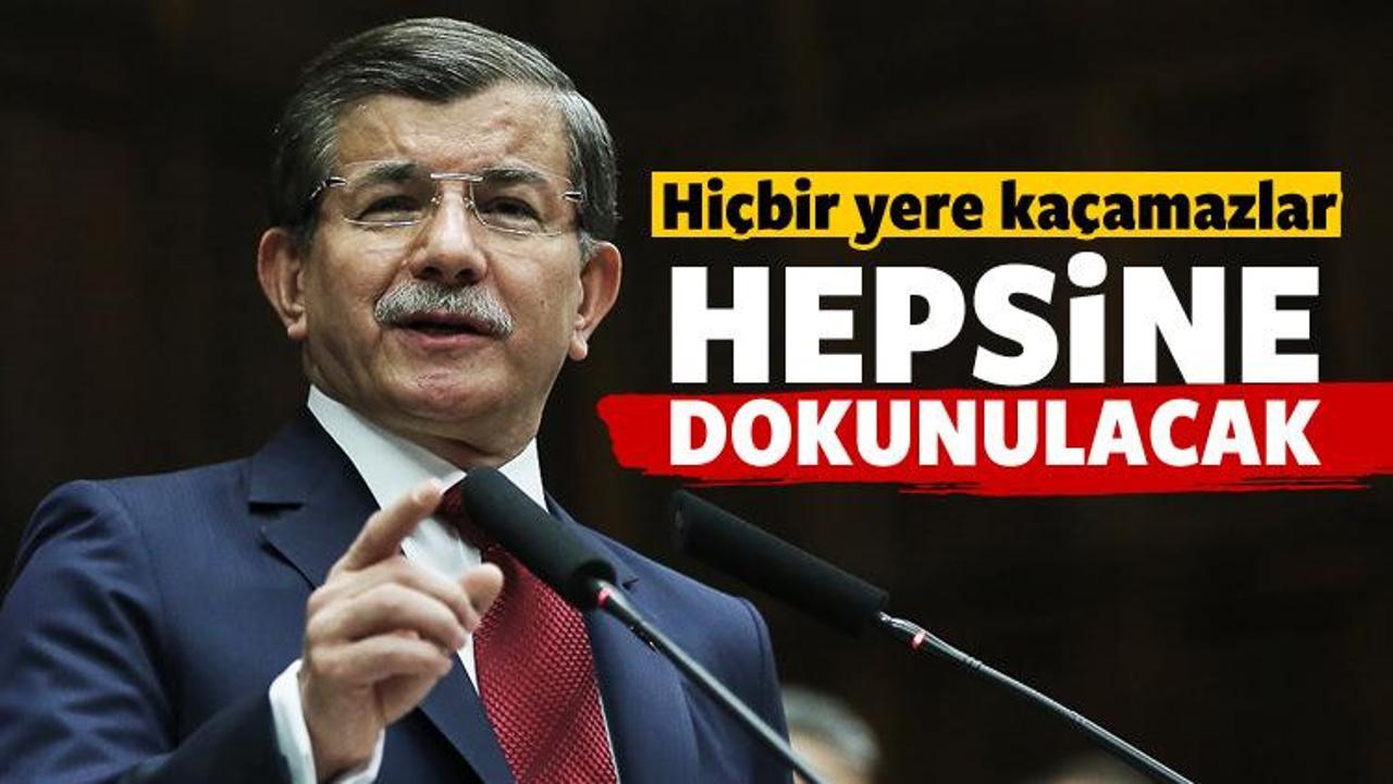 Davutoğlu: HDP'liler hiçbir yere kaçamazlar
