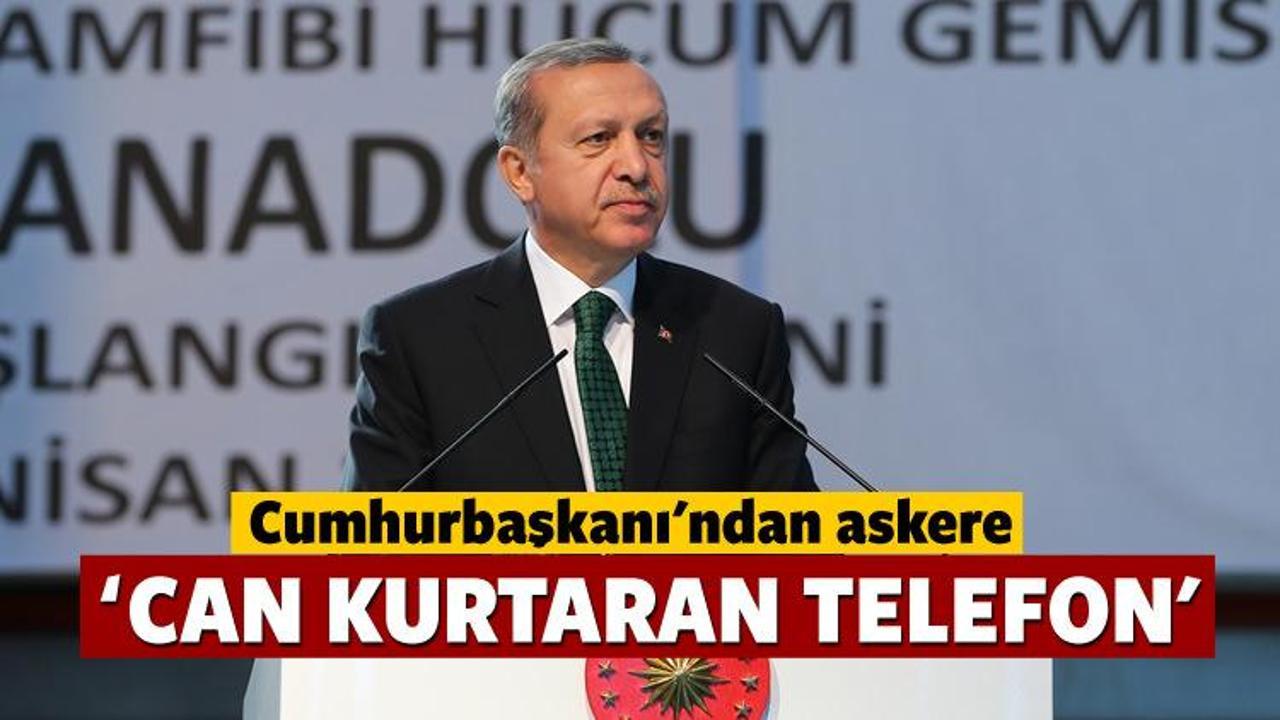 Erdoğan'dan yaralı askere yeni telefon jesti