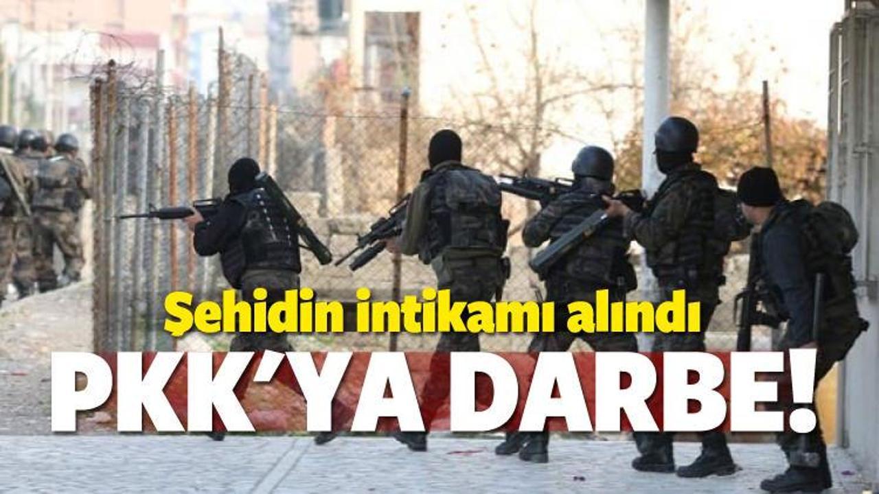 Şehidin intikamı alındı! PKK'ya darbe