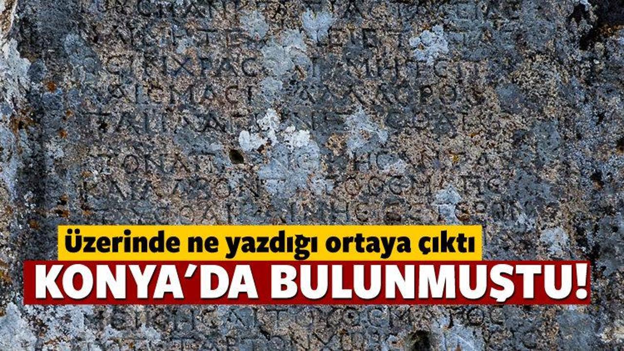 &Uuml;zerinde ne yazdığı ortaya &ccedil;ıktı!