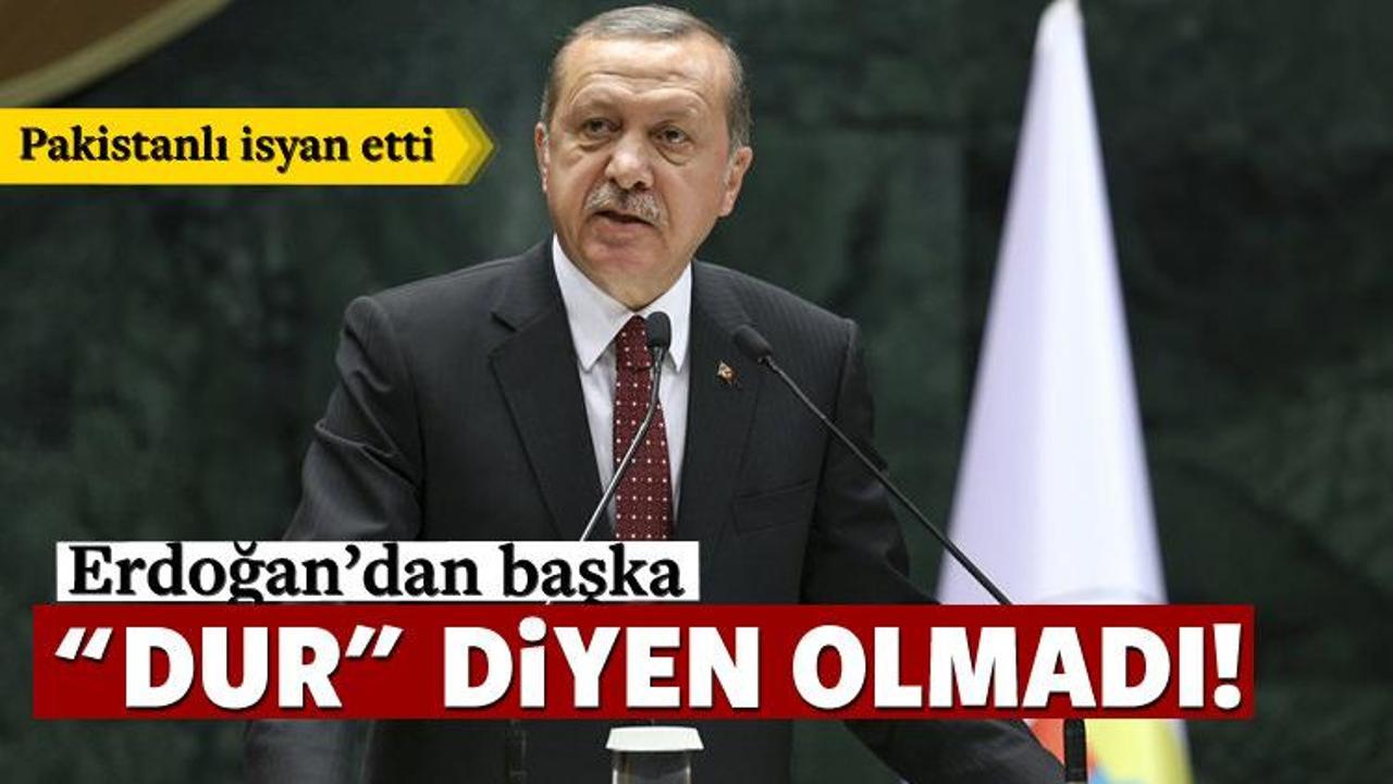 Abdülgaffar Aziz: Erdoğan hariç kimse 'dur' demedi
