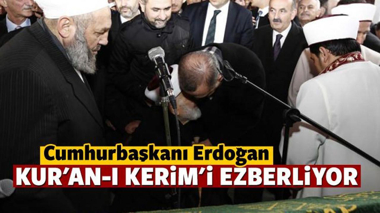 Cumhurbaşkanımız Kur'an-ı Kerim'i ezberliyor