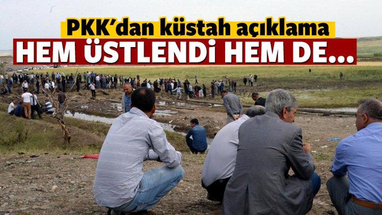 PKK, katliamın sorumluluğunu köylülere attı