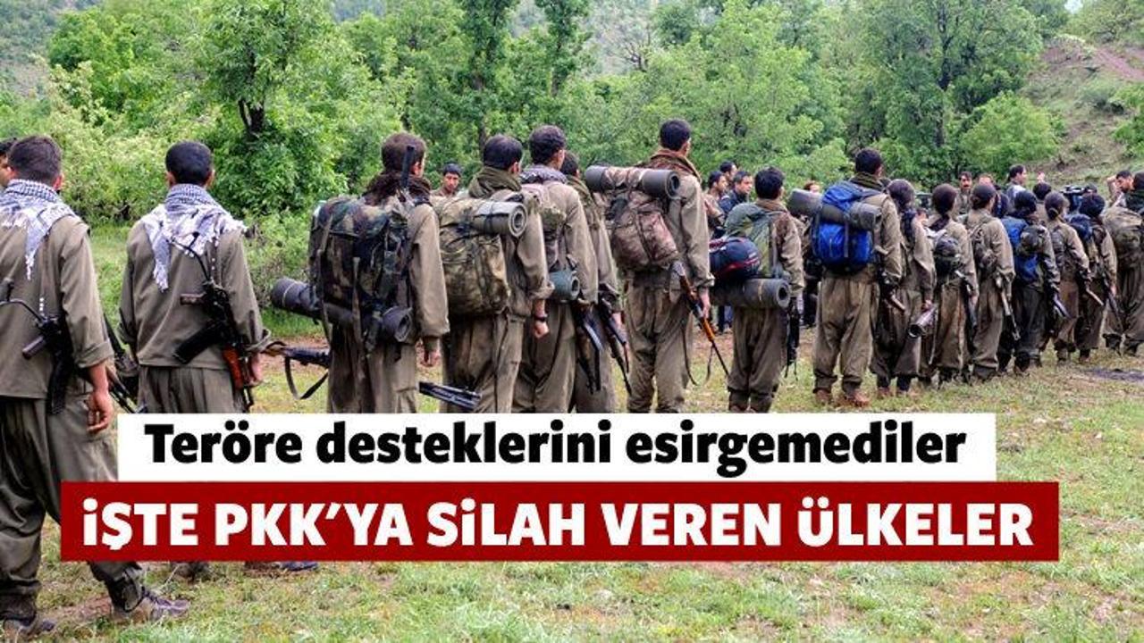 PKK'ya silah veren ülkeler