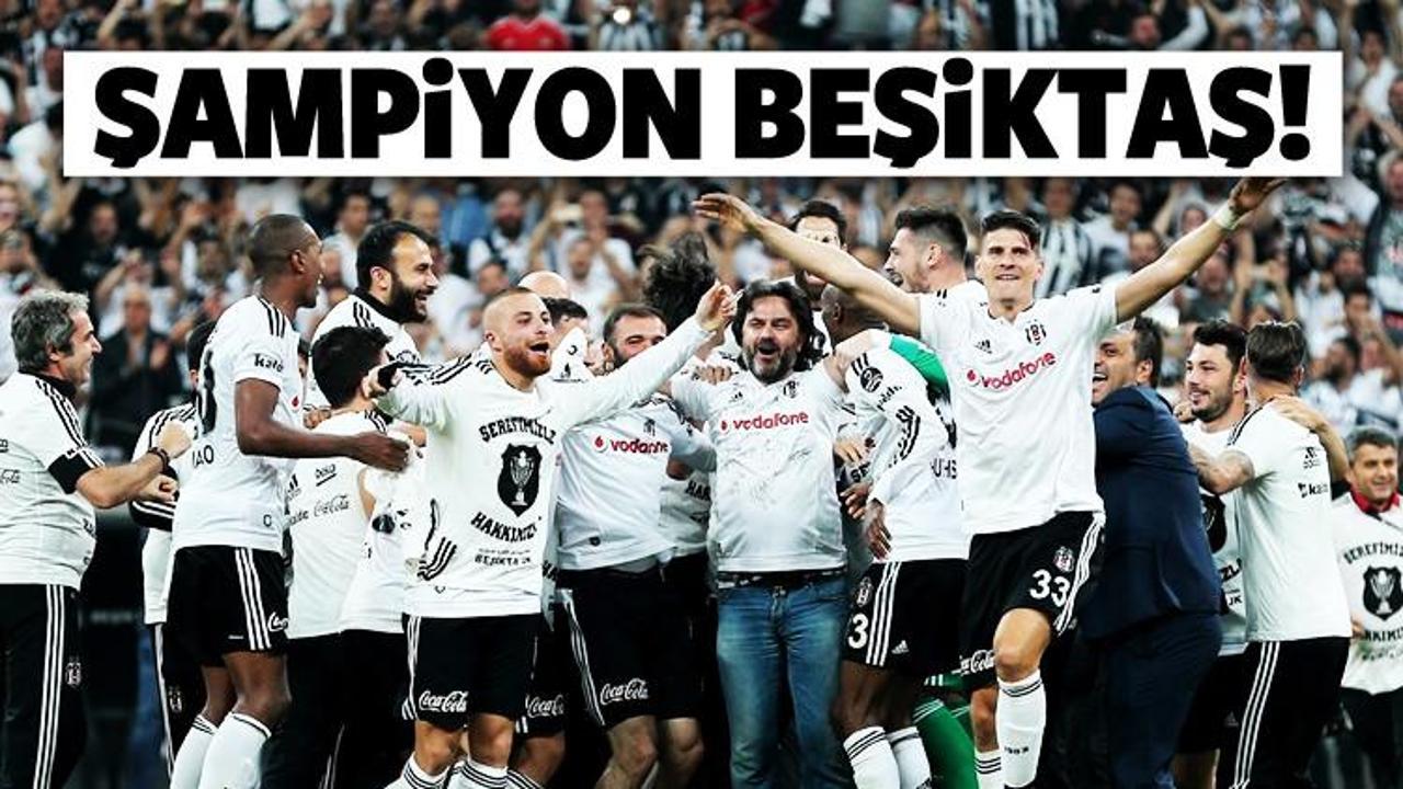 Ve şampiyon Beşiktaş!