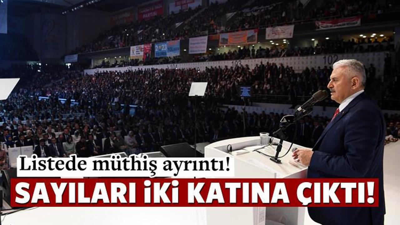 AK Parti MKYK'sında çarpıcı fark: İki katına çıktı