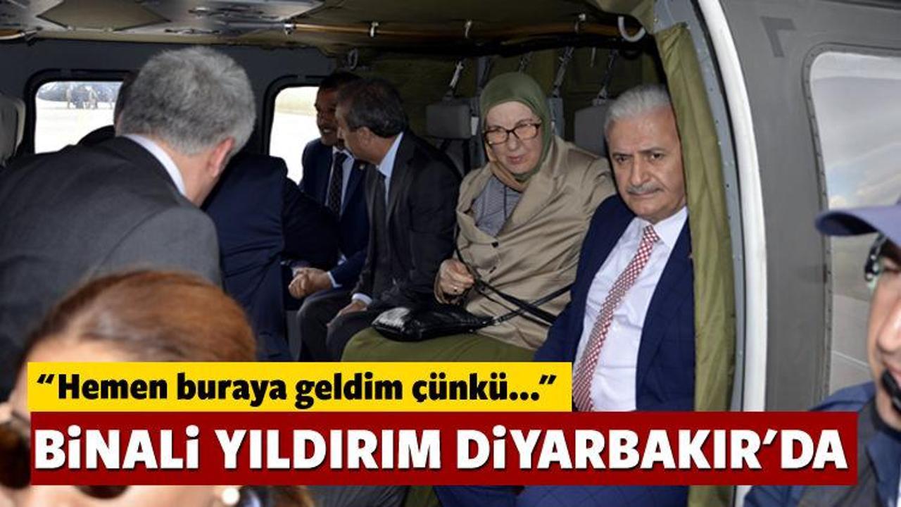 Binali Yıldırım Diyarbakır'da 