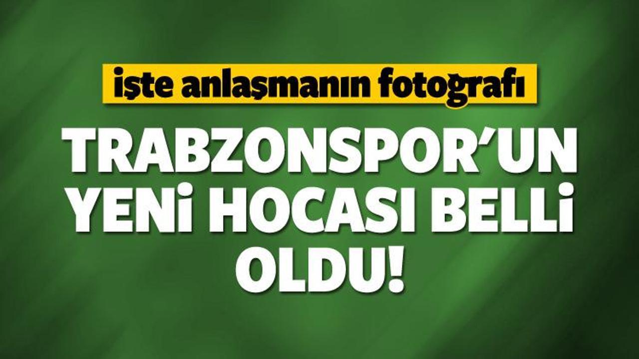 Trabzonspor'un yeni hocası belli oldu!