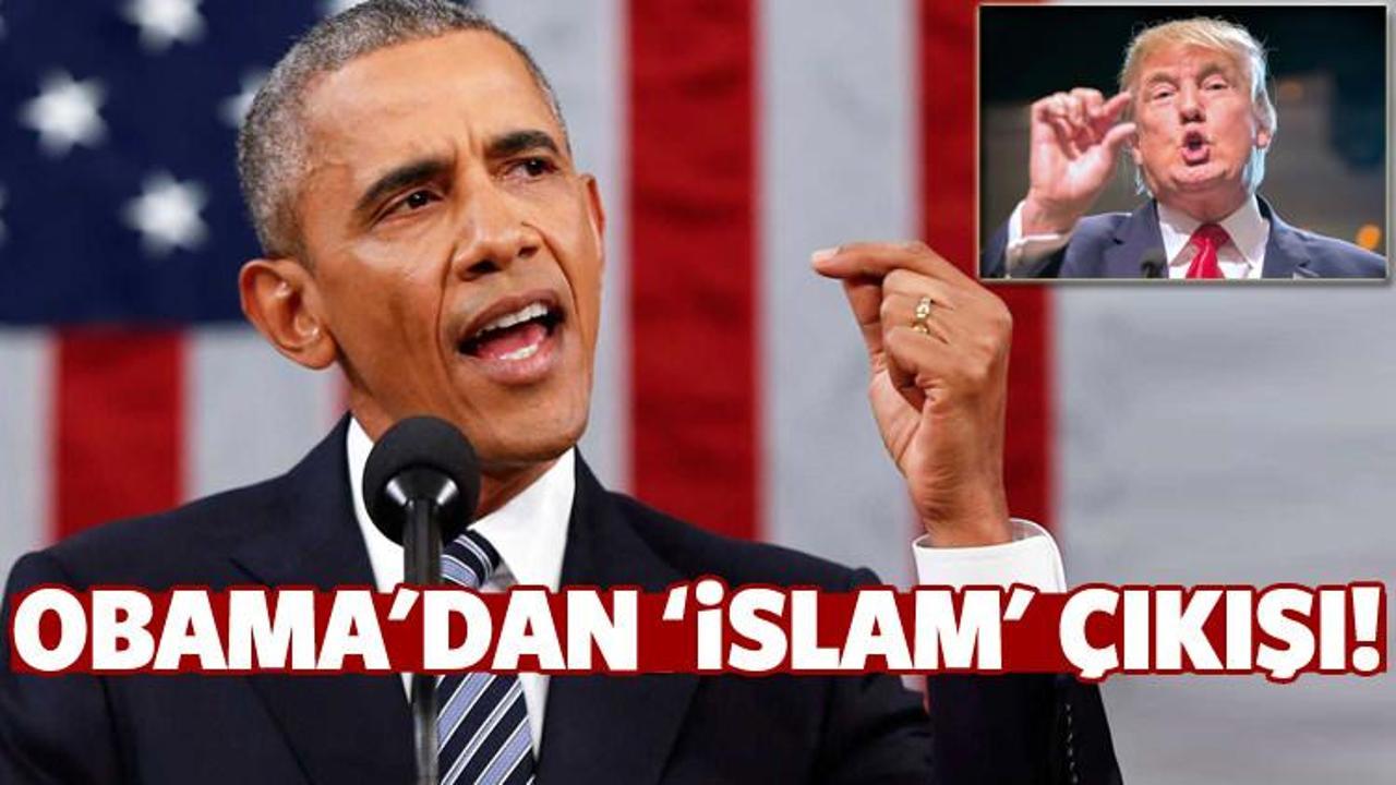 Obama'dan Trump'a 'İslam' çıkışı
