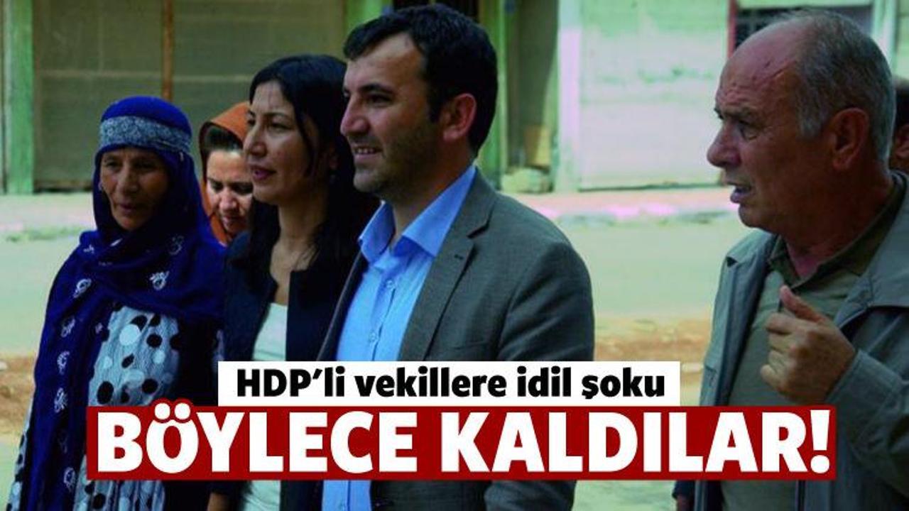 Vatandaşlar HDP’li vekillerin elini bile sıkmadı!