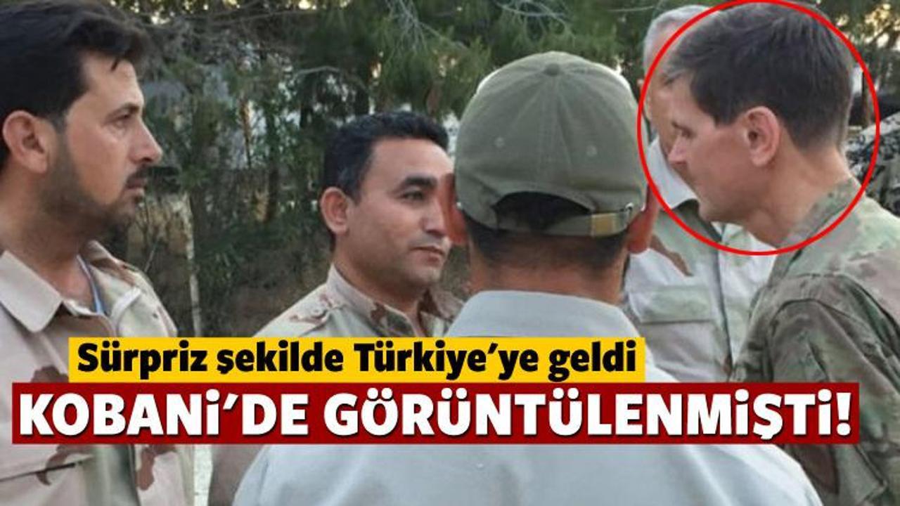 ABD'li komutan Kobani’den sonra Türkiye’ye geldi