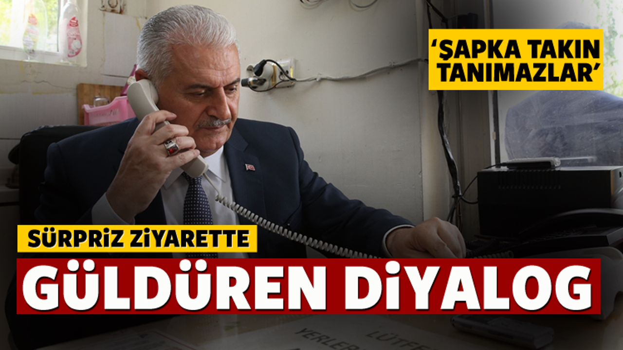 Başbakan Yıldırım taksi durağını ziyaret etti