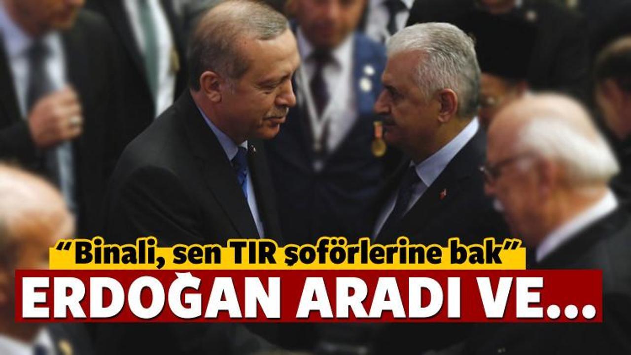 Erdoğan ile Yıldırım arasındaki ilginç diyalog!
