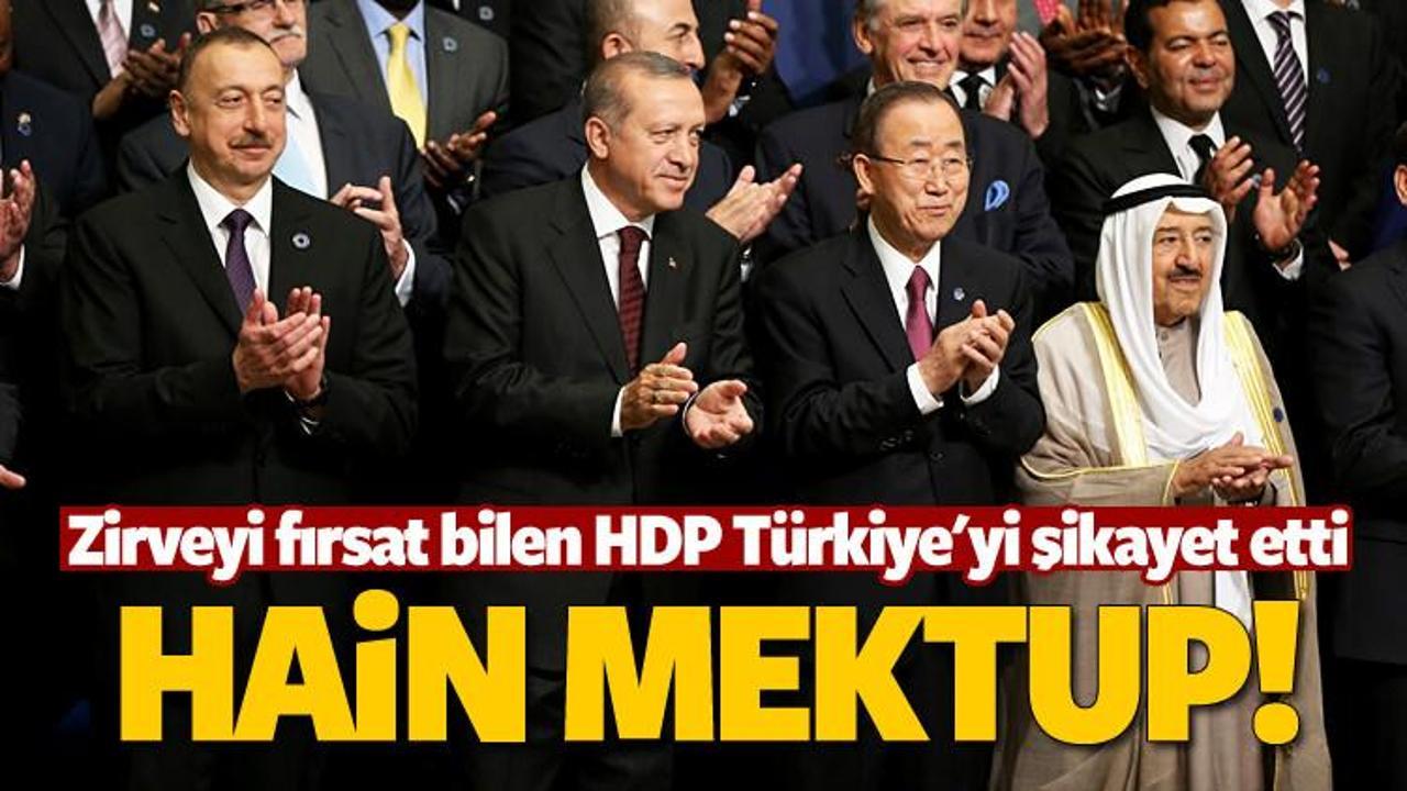 HDP'den BM Genel Sekreteri Ban Ki Moon'a mektup