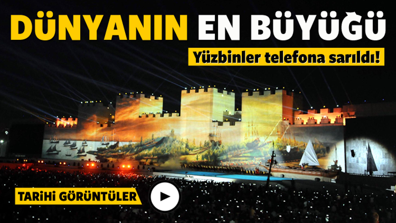 İstanbul'da dünyanın en büyük 3D sahnesi